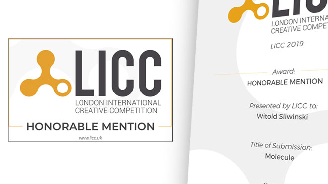 Honorowe wyróżnienie w międzynarodowym konkursie LICC